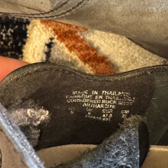 Nike ACG Considered Rock Shoes Gray Leather Trail Hiking Sneakers Size 9 - Picture 6 of 7